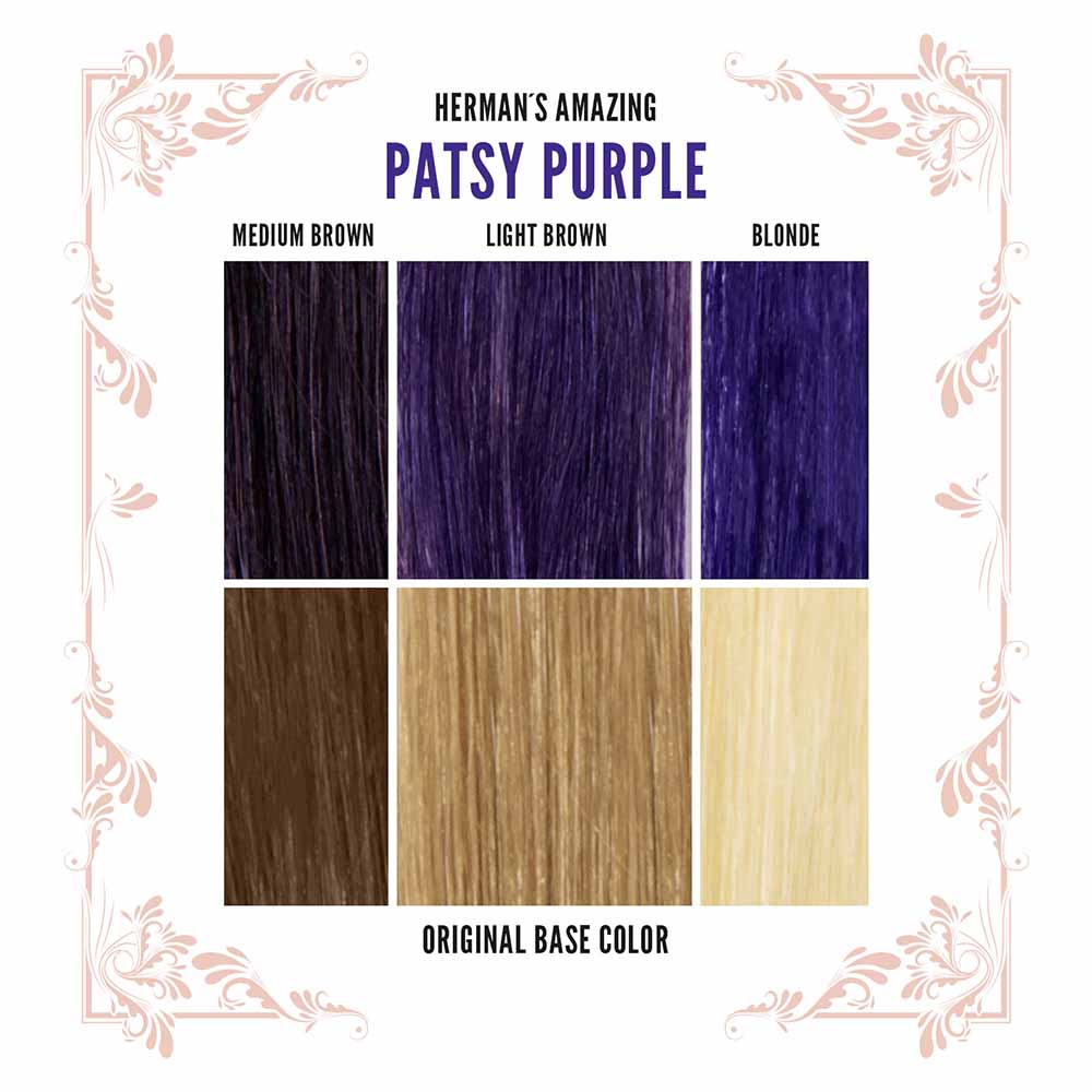 Hermans Amazing Haircolor - Patsy Purple Coloration semi permanente - Violet